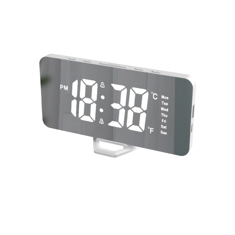 LED Mirror Digital Alarm Clock