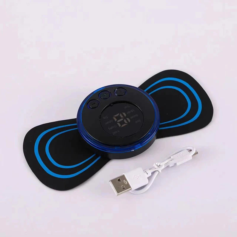 Rechargeable neck massager electric neck massage to relieve pain EMS acupoint muscle stimulation relaxation massage