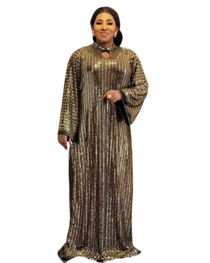 Customized  Customized 2025 New Style Classic African Dresses For Women  African Dashiki Fashion Loose Long Dress African Dress