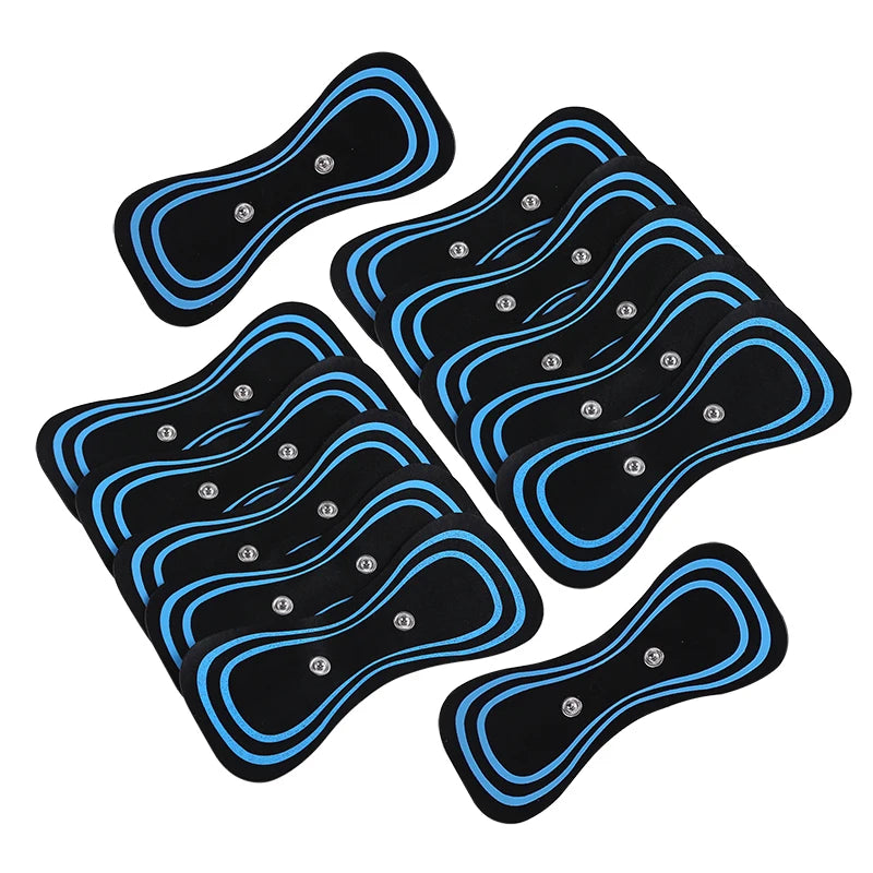 Tens Massager Electrode Pads For EMS Neck Massager Gel Patch Accessories Trainer Exerciser Replacement Muscle Stimulator Sticker