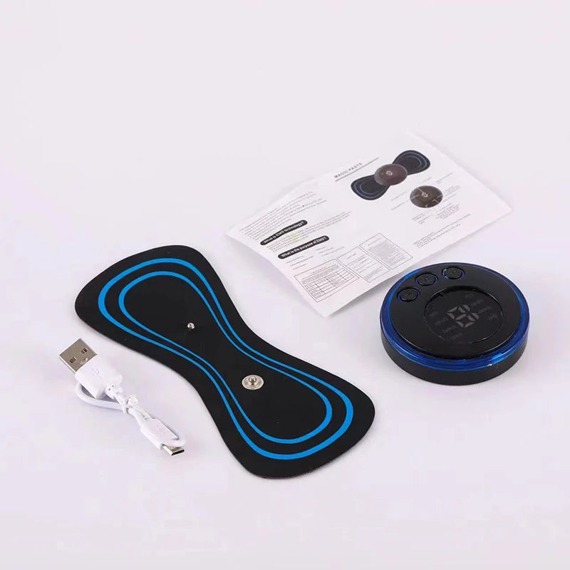 Rechargeable neck massager electric neck massage to relieve pain EMS acupoint muscle stimulation relaxation massage