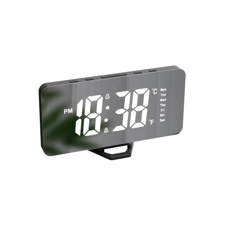 LED Mirror Digital Alarm Clock